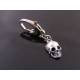 Zipper Pull - Skeleton in Coffin, Great Biker Gift