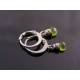 Vesuvianite Hoop Earrings