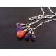 Carnelian and Amethyst Necklace