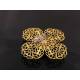 Golden Filigree Brooch