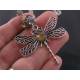 Crystal Set Dragonfly Necklace