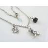 Good Luck Necklace with Birthstone, Chimney Sweeper and Dice Charm