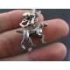 Pointer Dog Necklace with Initial and Birthstone