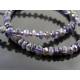 Iolite Necklace with Sterling Silver, Iolite Choker