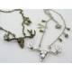 Antler Necklace, Silver