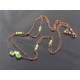 Delicate 2 Strand Peridot Necklace