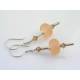 Handmade Lampwork, Swarovski Crystal and Sterling Silver Earrings