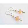 Handmade Lampwork, Swarovski Crystal and Sterling Silver Earrings