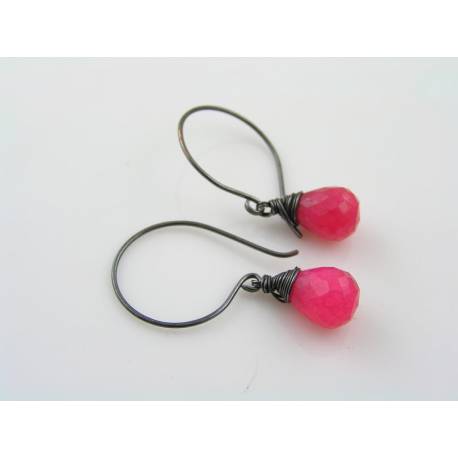 Pink Quartz Earrings