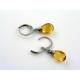 Citrine Hoop Earrings