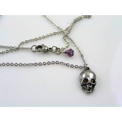 Tiny Skull Necklace