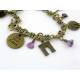 Paris Charm Bracelet - Live your Dream with Czech Glass Beads