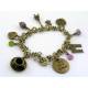 Paris Charm Bracelet - Live your Dream with Czech Glass Beads