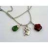 Australian Necklace with Koala Charm, Mookaite and Chrysoprase