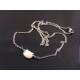 Cat Necklace, Genuine Mother-of-Pearl