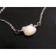 Cat Necklace, Genuine Mother-of-Pearl