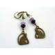 Cat Necklace, Genuine Mother-of-Pearl