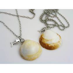 Natural Shell Necklace, Beach Jewelry