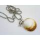 Natural Shell Necklace on ball chain