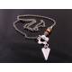 Heart Necklace with Gemstones