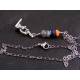 Microscope Necklace with Gemstones
