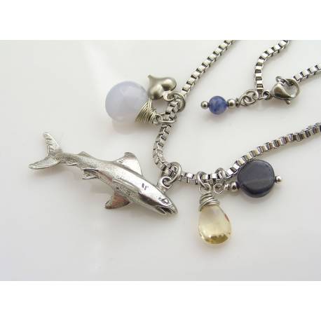 Save the Sharks - Necklace