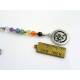 Om Necklace with Chakra Gemstones