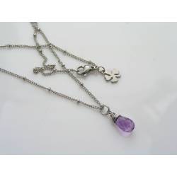 Amethyst Necklace, February Birthstone Necklace