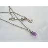Amethyst Necklace, February Birthstone Necklace