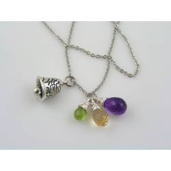 Gremlin Bell Necklace, Protection Necklace for Bikers