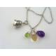 Motorcycle Gremlin Bell Necklace, Charm Necklace for Biker