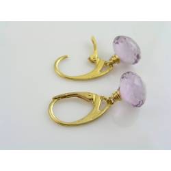 Amethyst Earrings, February Birthstone