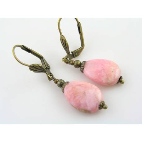 Rhodochrosite Earrings