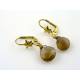 Whiskey Quartz Earrings