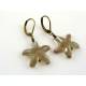 Smokey Quartz Star Earrings