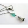 Lighthouse Necklace with Apatite Nugget
