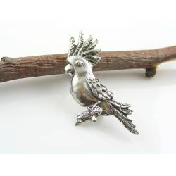 Cockatoo Brooch