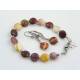 Mookaite Bracelet and Earrings Set