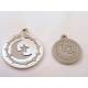 Matching Couple Necklaces with Crescent Moon and Stars