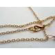 Rose Gold Necklace with Prasiolite