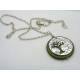 Tree of Life Necklace with Green Pendant