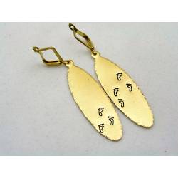 Feet Print Earrings