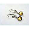 Amber Crystal Earrings