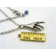 Hand Necklace with Sodalite