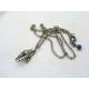 Hand Necklace with Sodalite