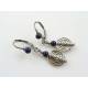 if you prefer the earrings with gemstones (here: lapis lazuli), please contact us first