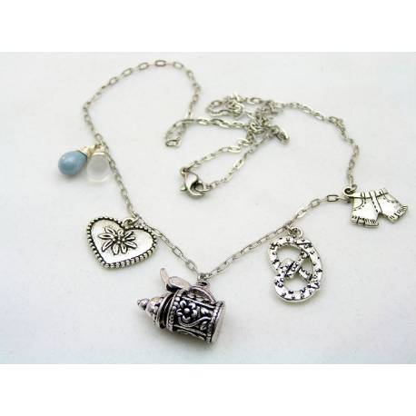 Bavaria, Munich, Germany Necklace with Charms