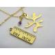Inkblot Necklace