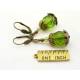 Olive Drop Earrings