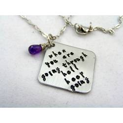 Hand Stamped Necklace